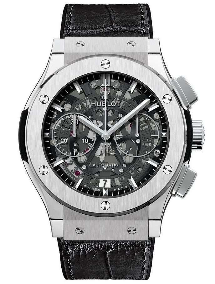 Hublot skeleton Classic Fusion Aerofusion Chronograph Titanium (Копировать)