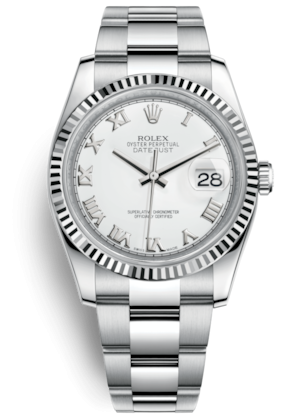 Rolex Datejust 36mm Steel and White Gold