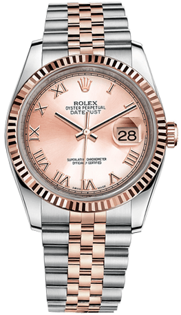 Rolex Datejust 36mm Steel and Everose Gold