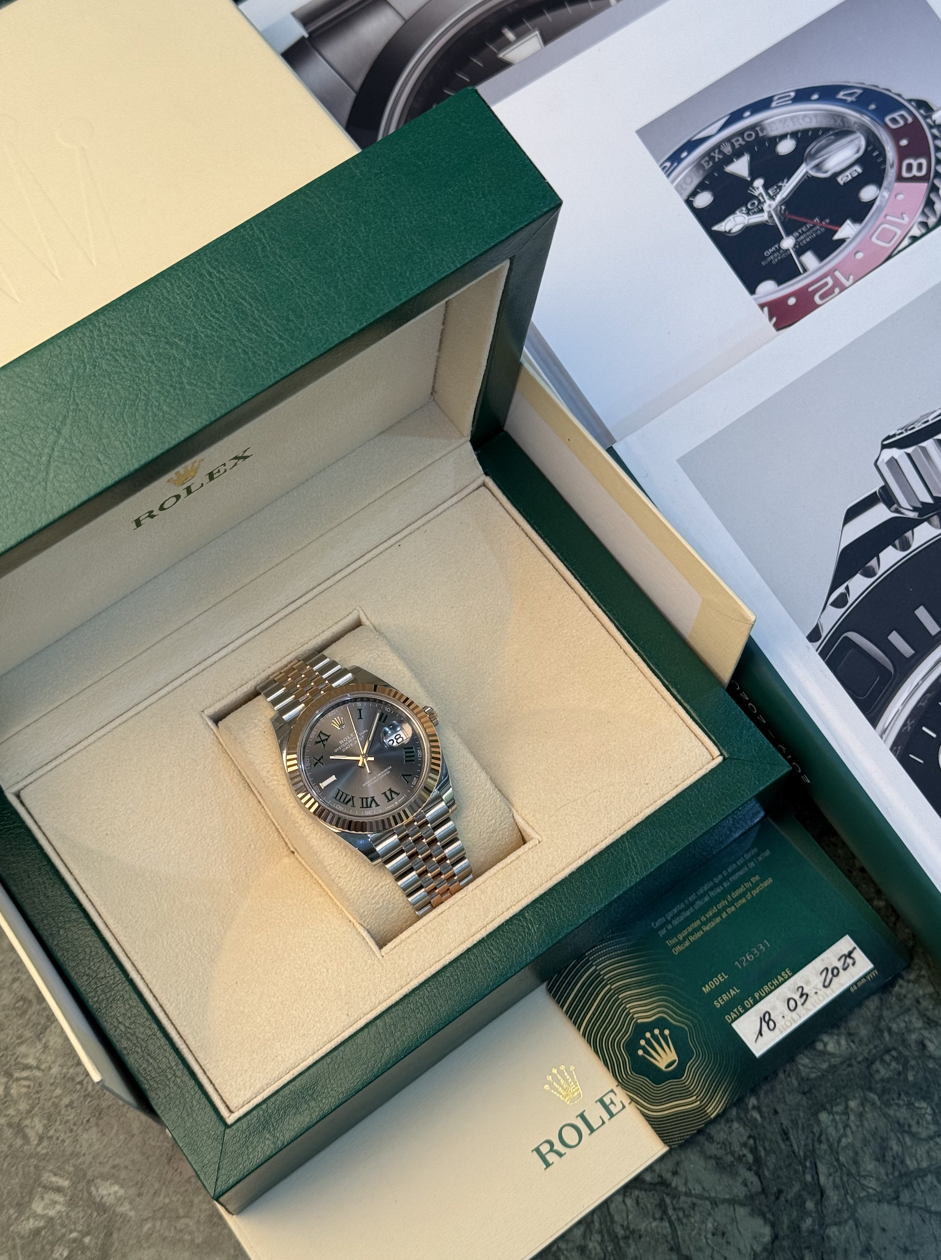 Rolex Datejust 41mm Steel and Everose Gold