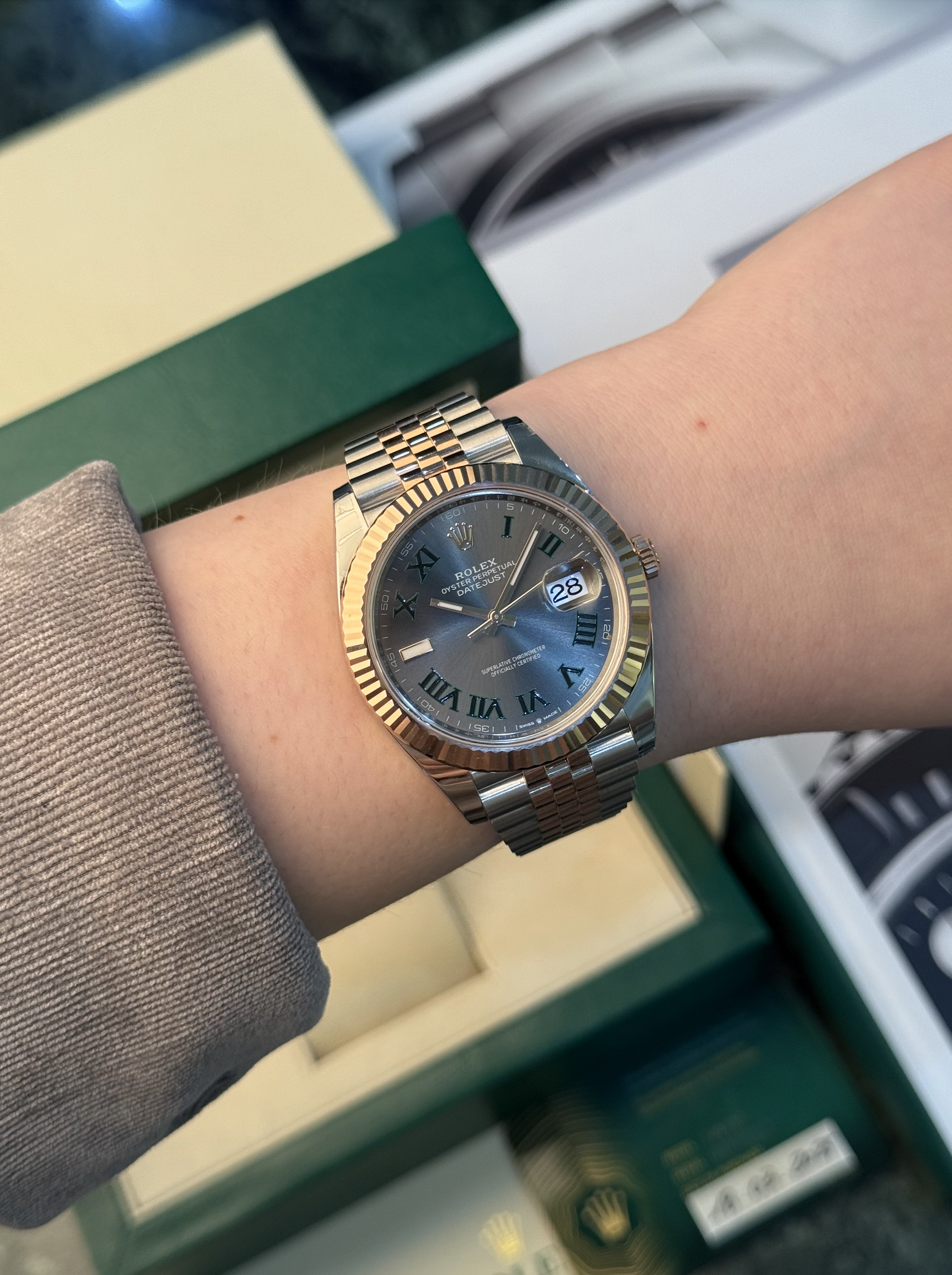 Rolex Datejust 41mm Steel and Everose Gold
