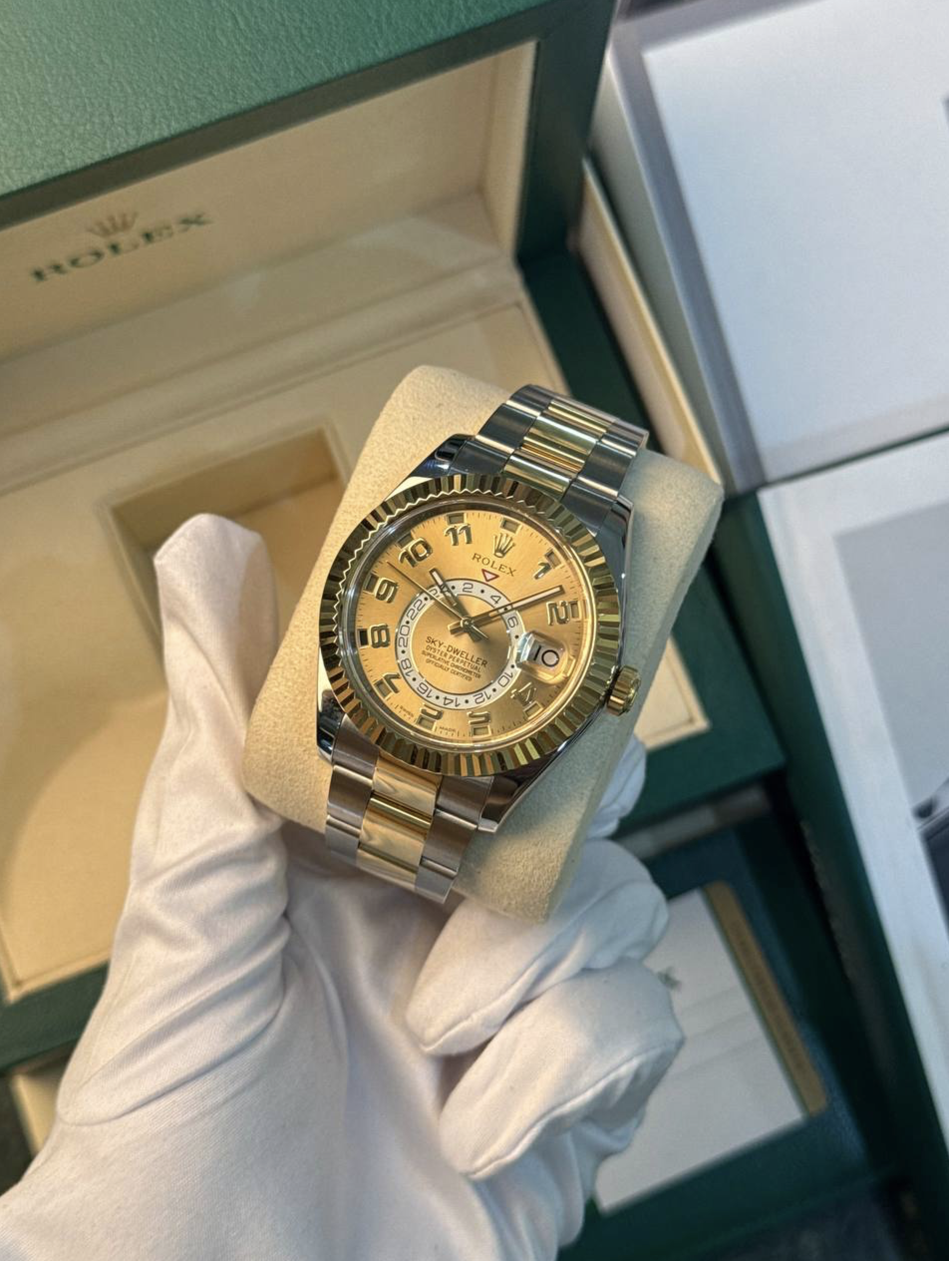 Rolex Sky-Dweller 42mm Steel and Yellow Gold