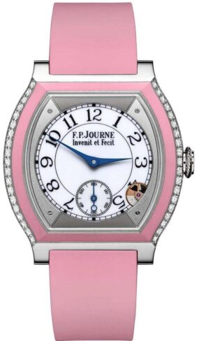 F.P. Journe Elegante Elegante 40 mm Titanium Inserts and 2 Rows of Diamonds Elegante 3