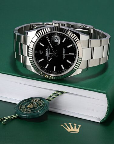 ROLEX DATEJUST 41MM STEEL AND WHITE GOLD