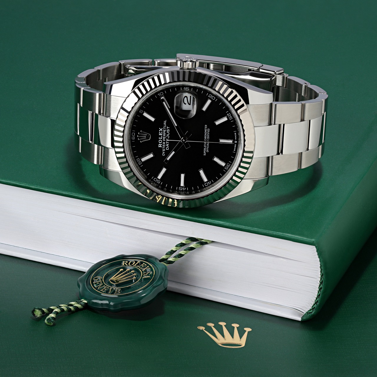 ROLEX DATEJUST 41MM STEEL AND WHITE GOLD