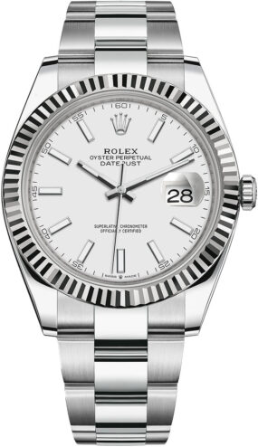 Rolex Datejust 41mm Steel and White Gold