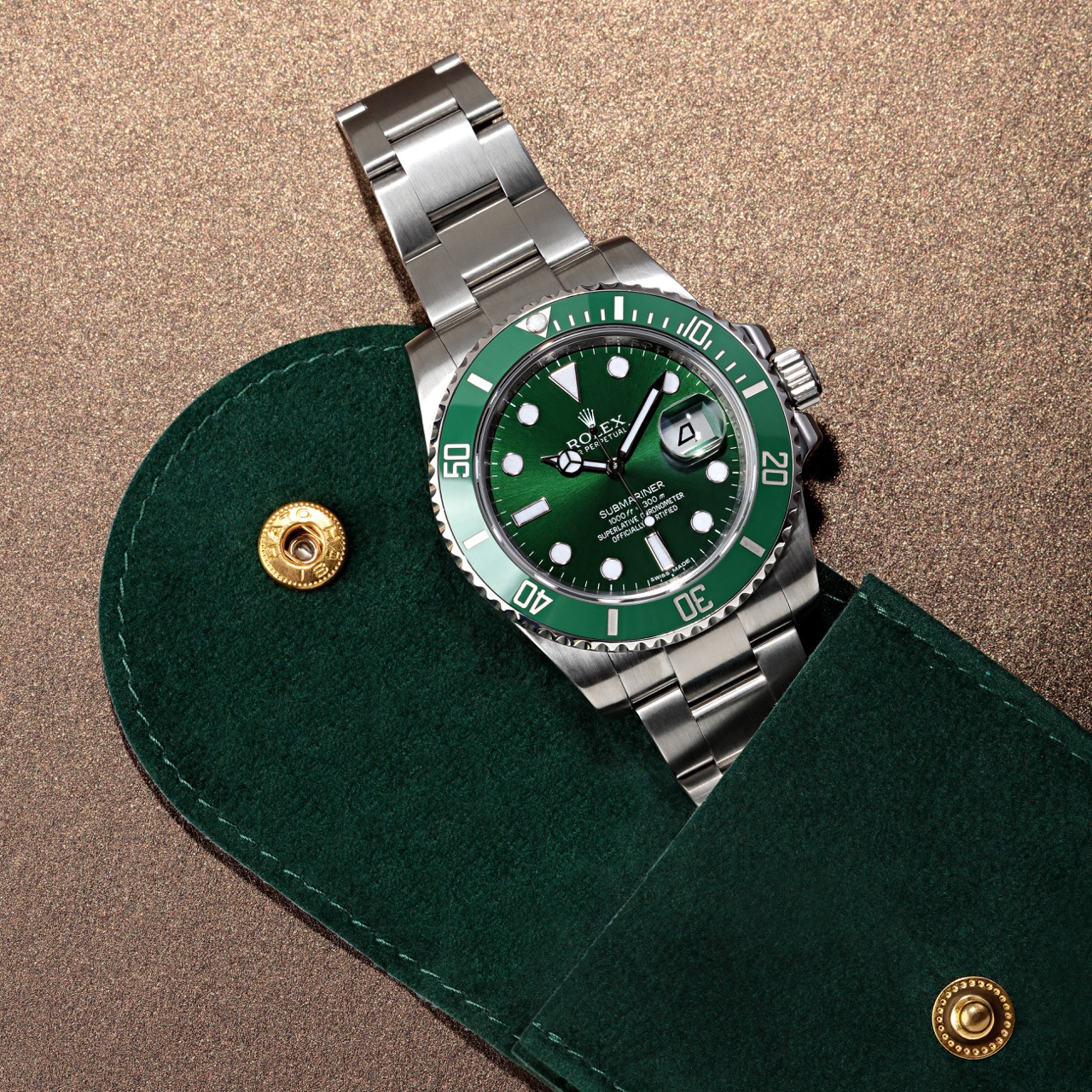 ROLEX SUBMARINER DATE 40MM STEEL CERAMIC «HULK