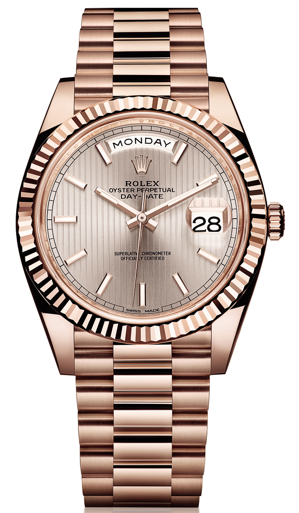 ROLEX DAY-DATE 40 MM EVEROSE GOLD