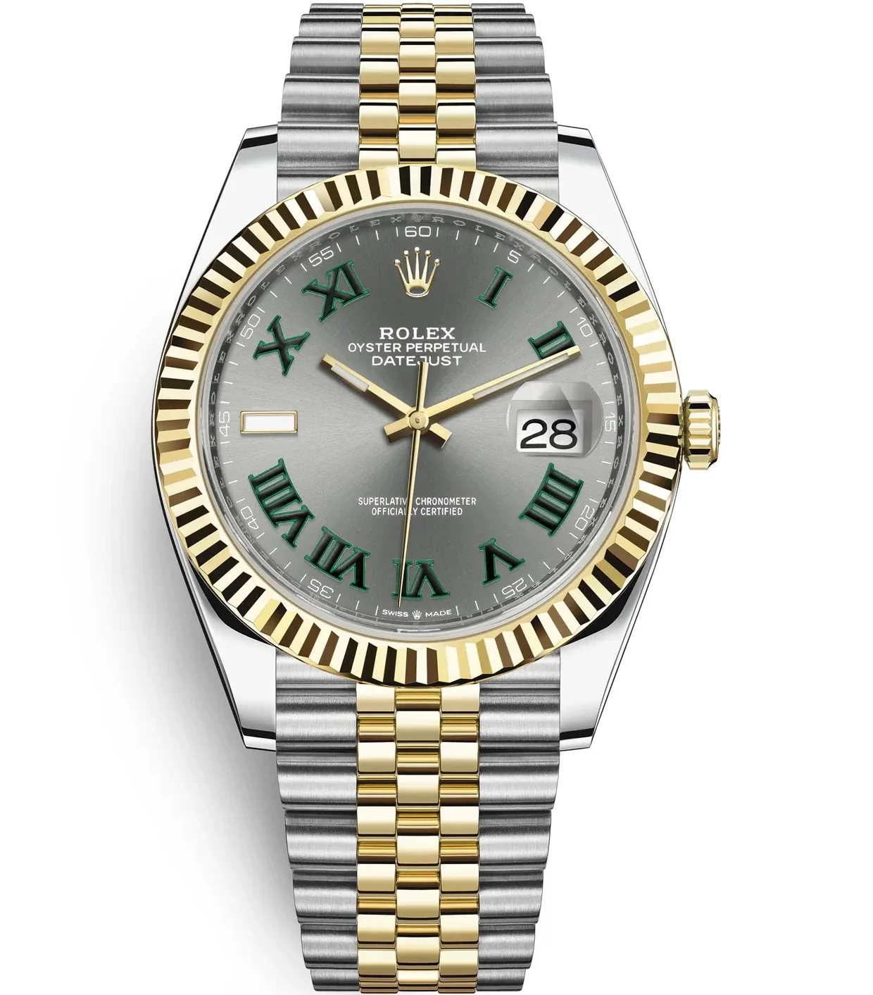 ROLEX DATEJUST 41MM STEEL AND YELLOW GOLD