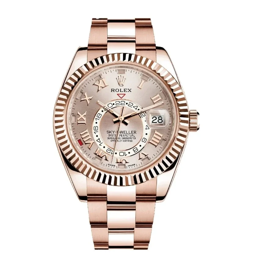 ROLEX SKY-DWELLER 42MM EVEROSE GOLD