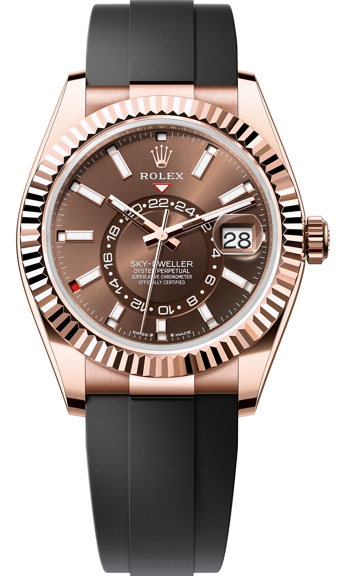 ROLEX SKY-DWELLER 42MM EVEROSE GOLD