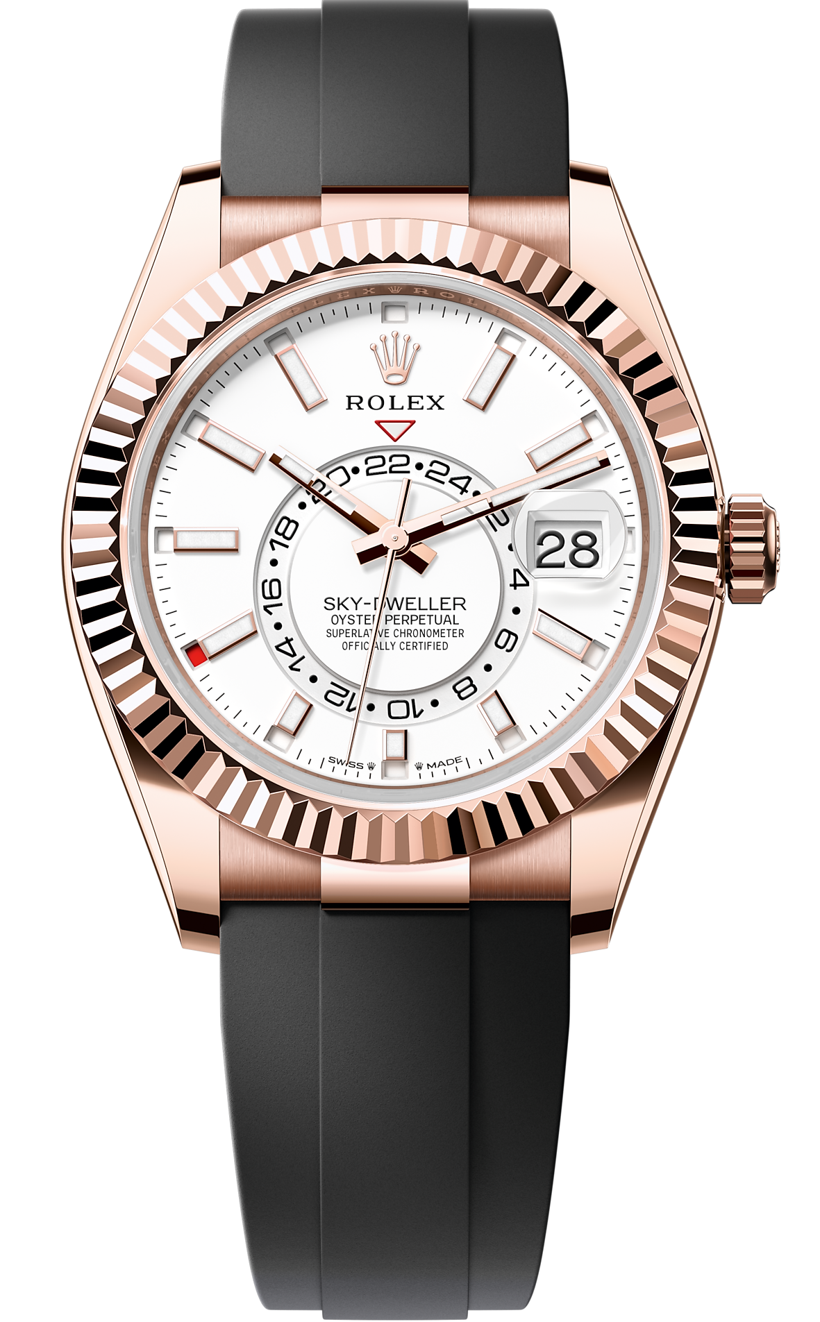 ROLEX SKY-DWELLER 42MM EVEROSE GOLD