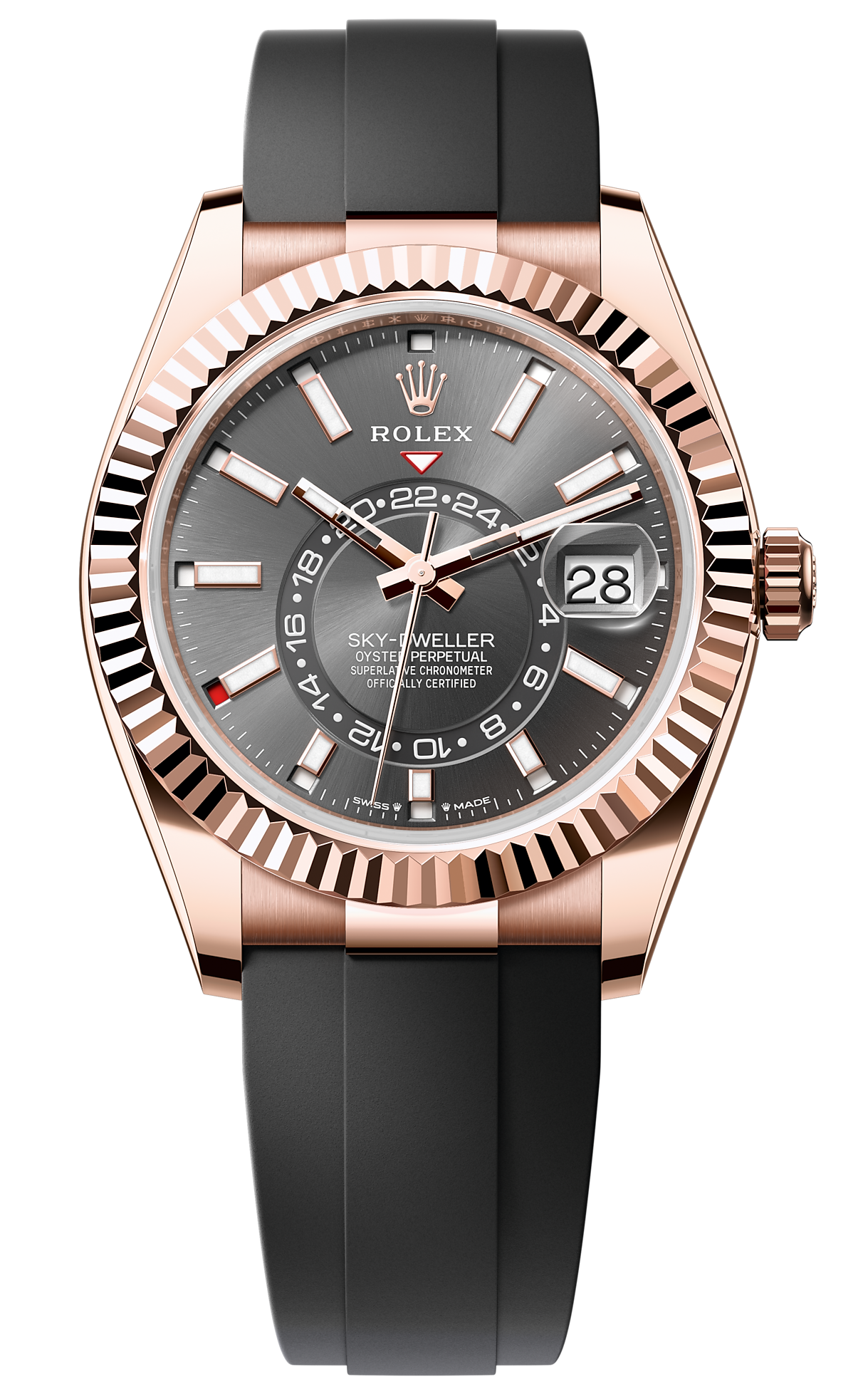 ROLEX SKY-DWELLER 42MM EVEROSE GOLD