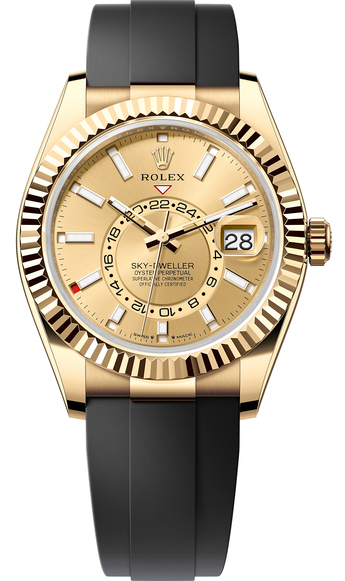 Rolex Sky-Dweller 42mm Yellow Gold