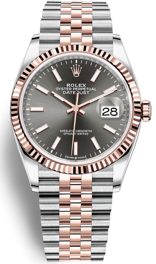 Rolex Datejust 36mm Steel and Everose Gold