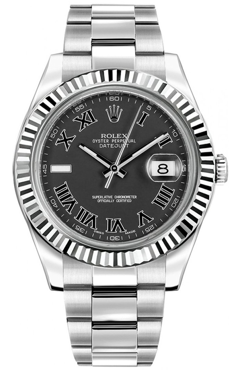 Rolex Datejust II 41mm Steel and White Gold