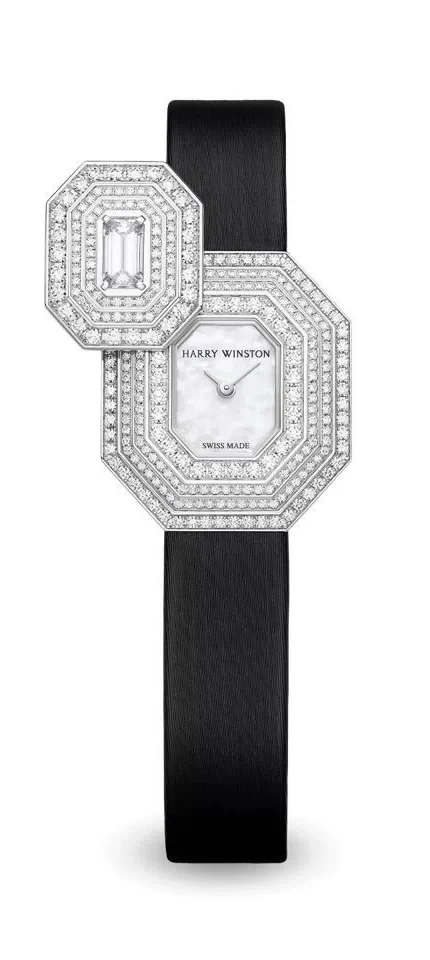 Harry Winston Emerald Signature High Jewelry Timepiece