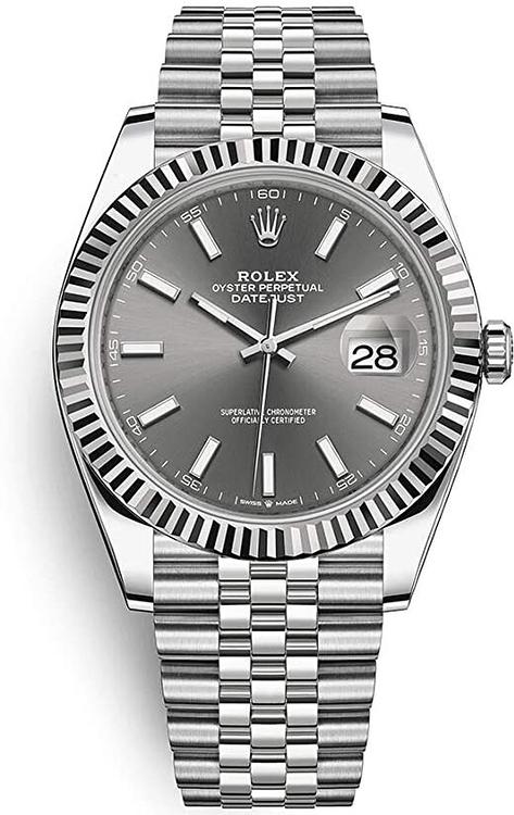 ROLEX DATEJUST 41MM STEEL AND WHITE GOLD