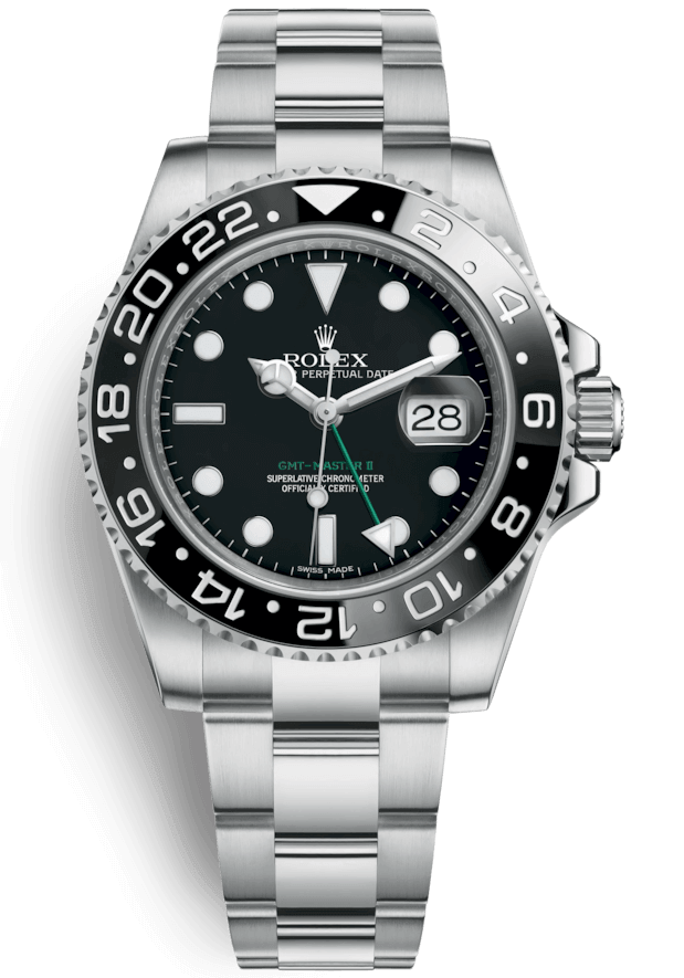 ROLEX GMT MASTER II 40MM STEEL