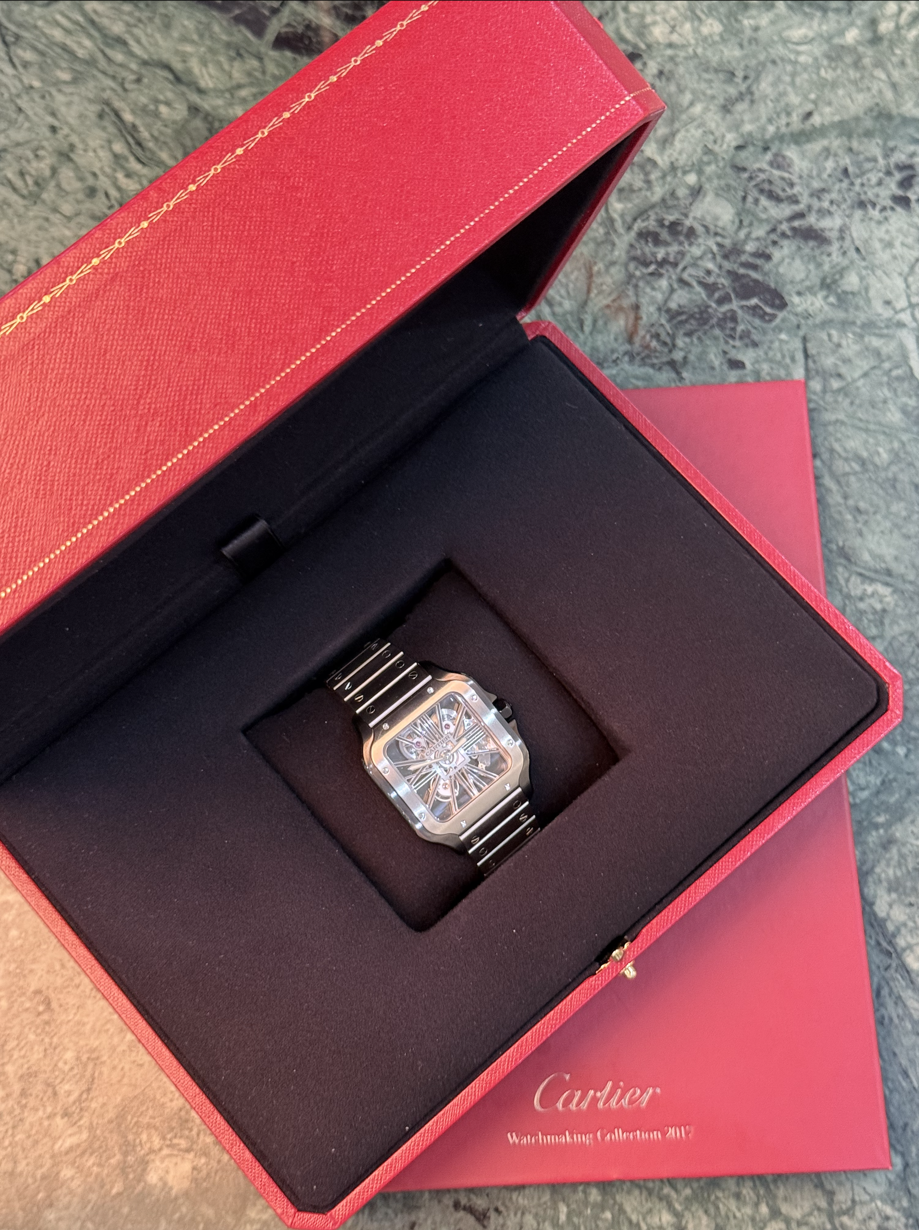 Cartier Santos De Cartier Large skeleton