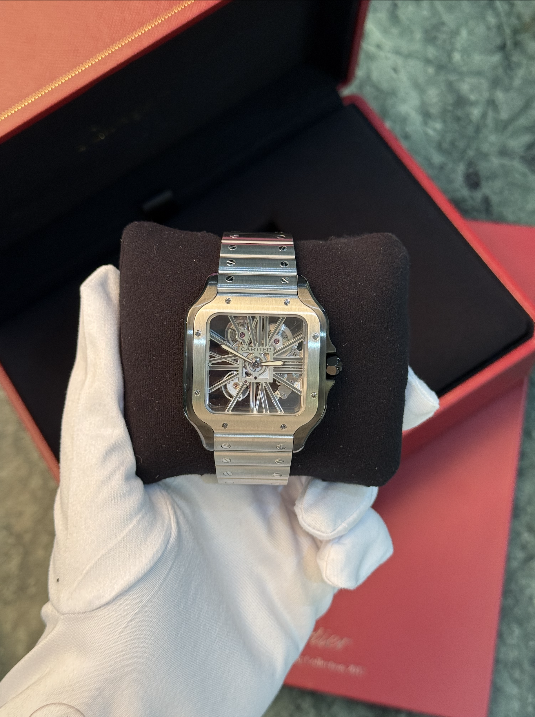 Cartier Santos De Cartier Large skeleton