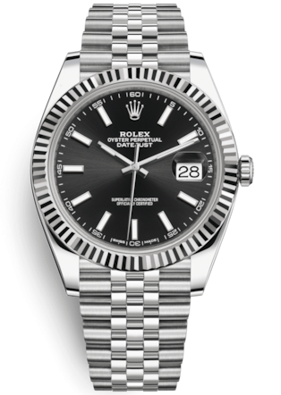 ROLEX DATEJUST 41MM STEEL AND WHITE GOLD