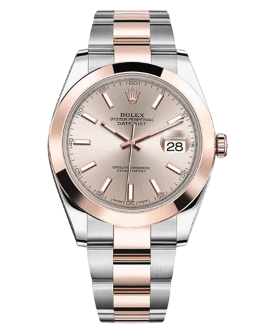 Datejust 41mm Steel and Everose Gold
