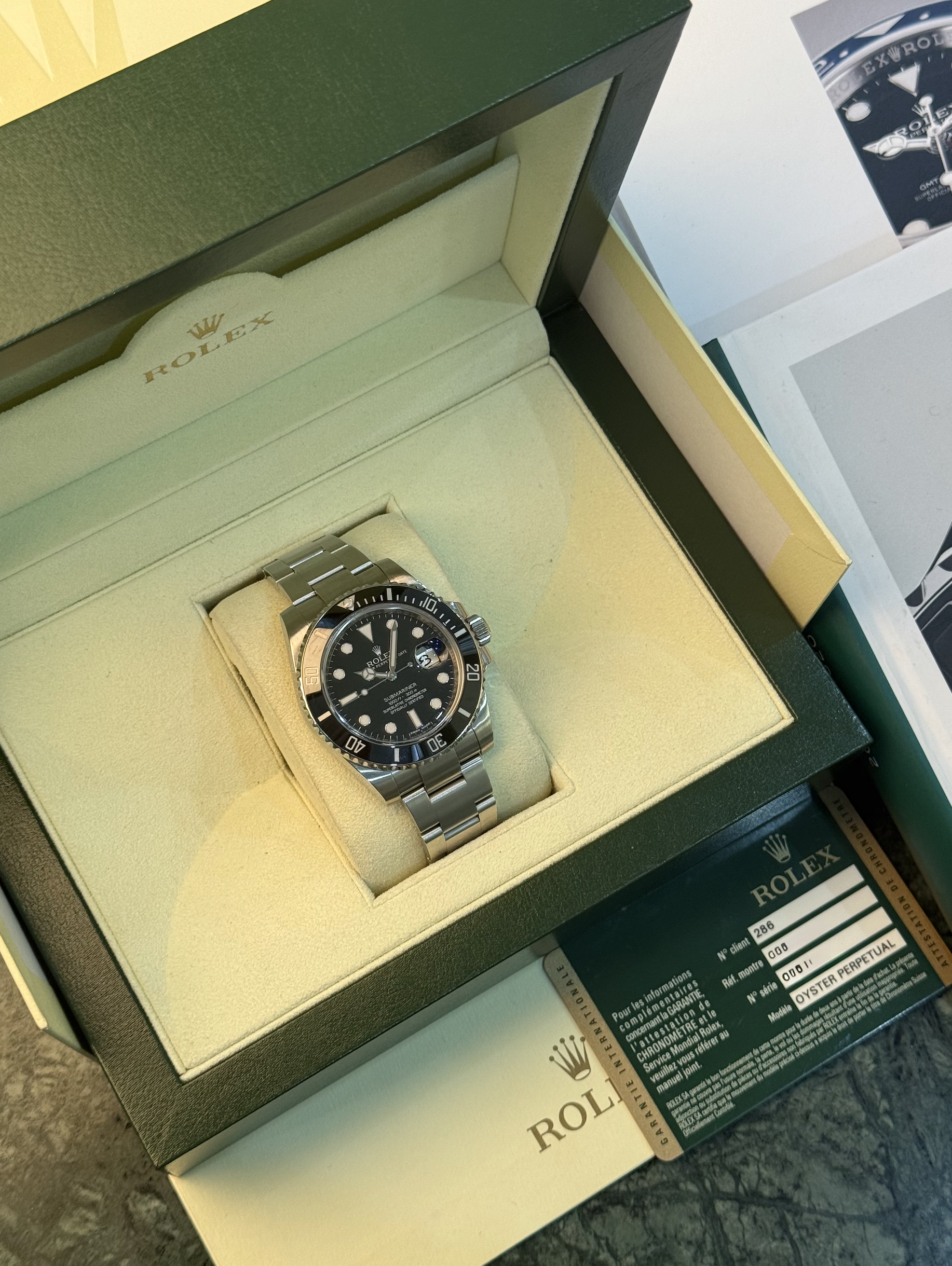 Rolex Submariner Date 40mm Steel Ceramic