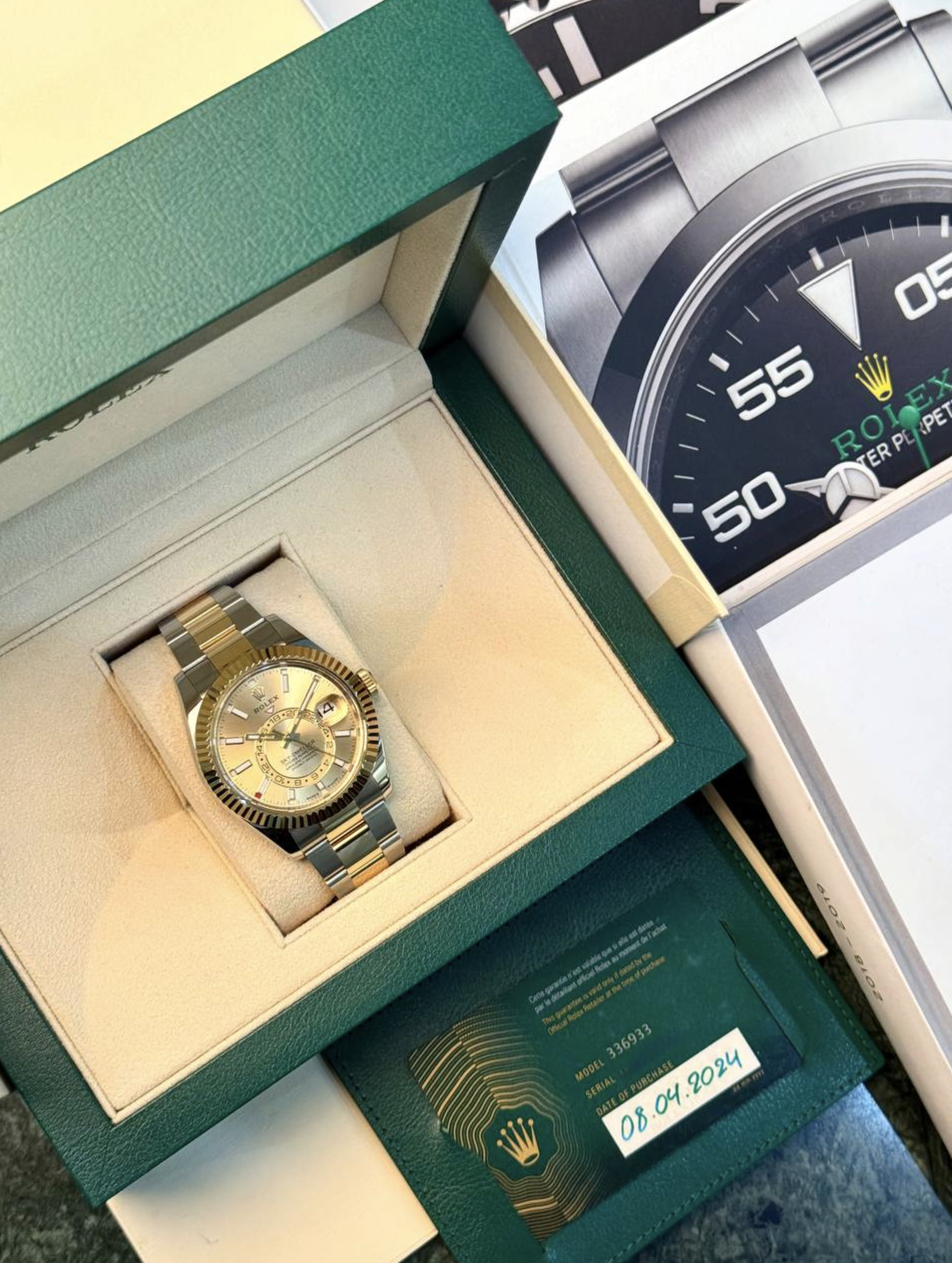 Rolex Sky-Dweller 42mm Steel and Yellow Gold