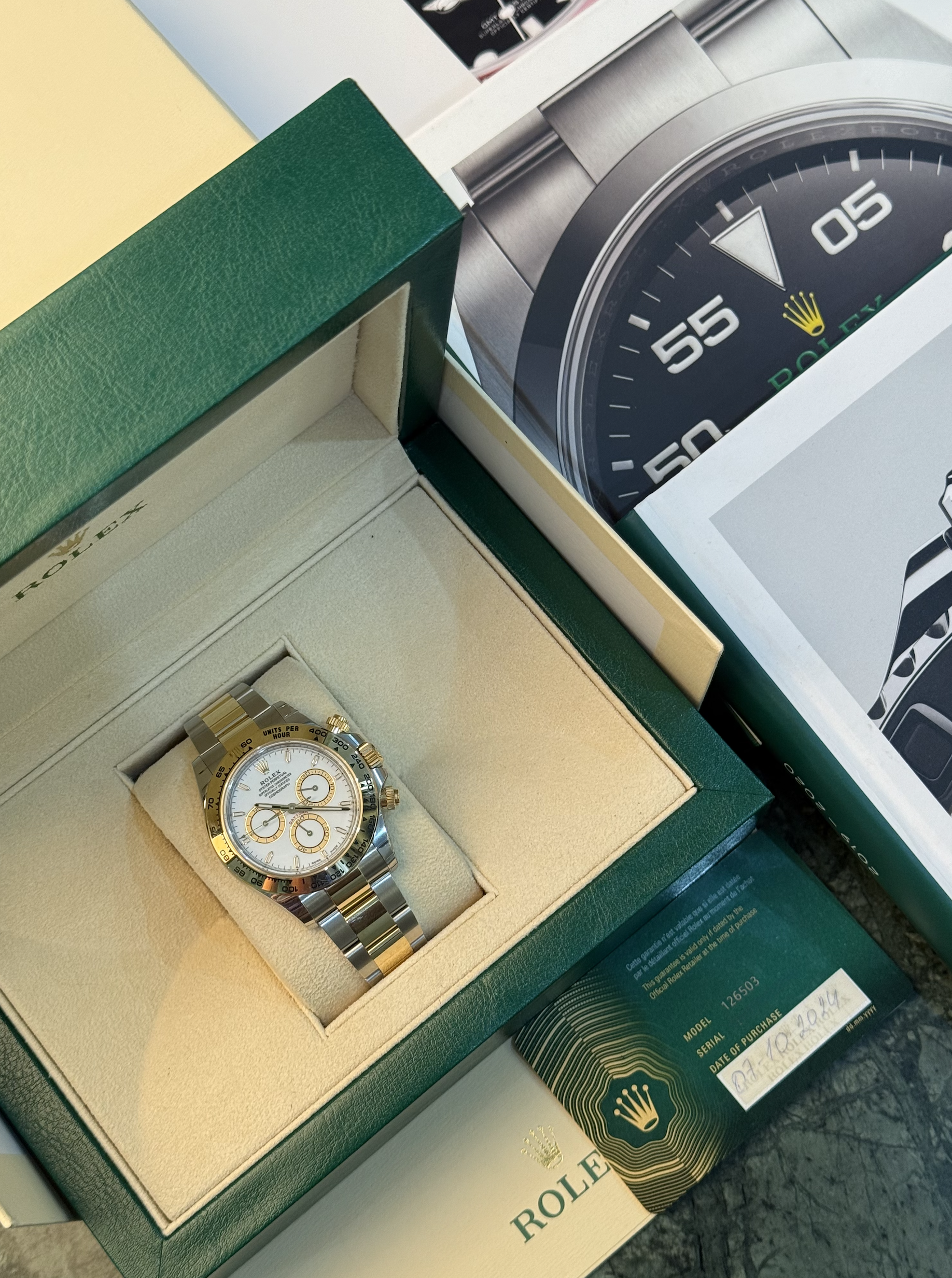 Rolex Cosmograph Daytona 40mm Steel and Yellow Gold