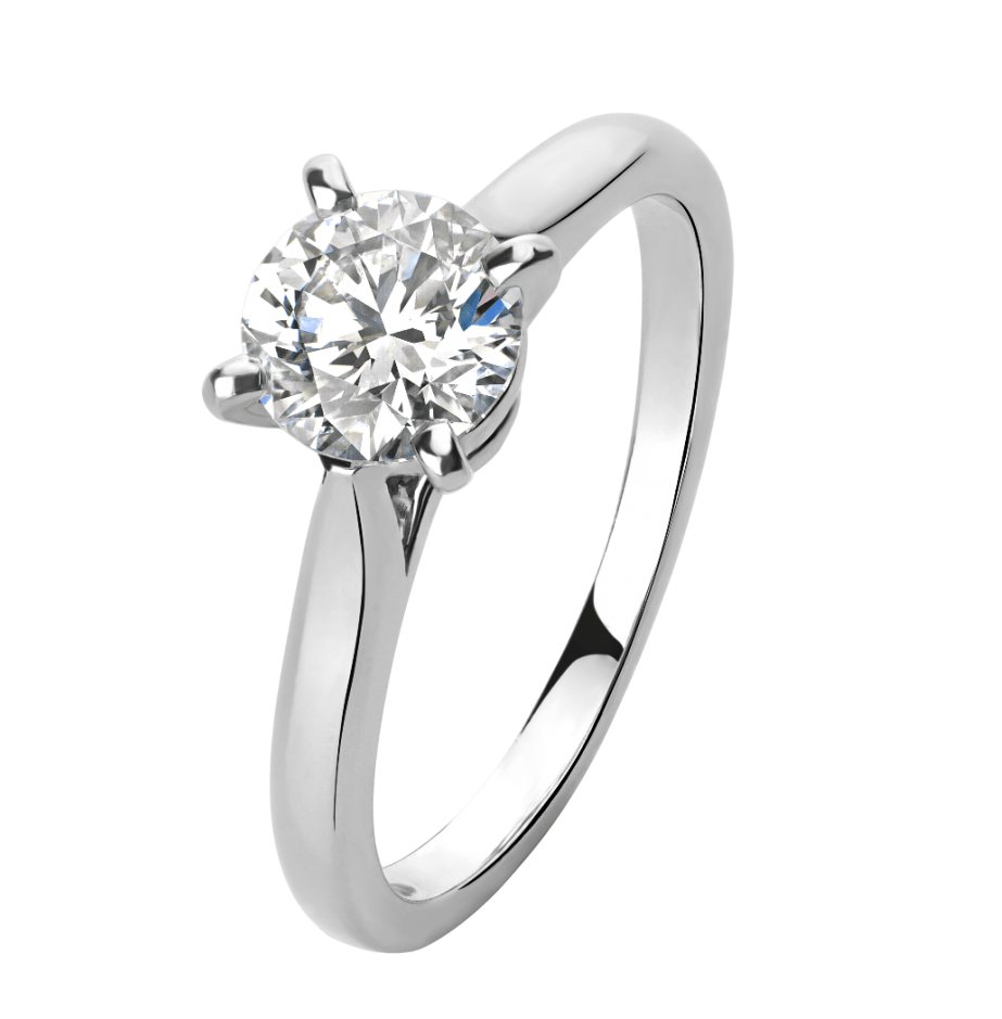 Cartier diamond ring 1.08 ct.
