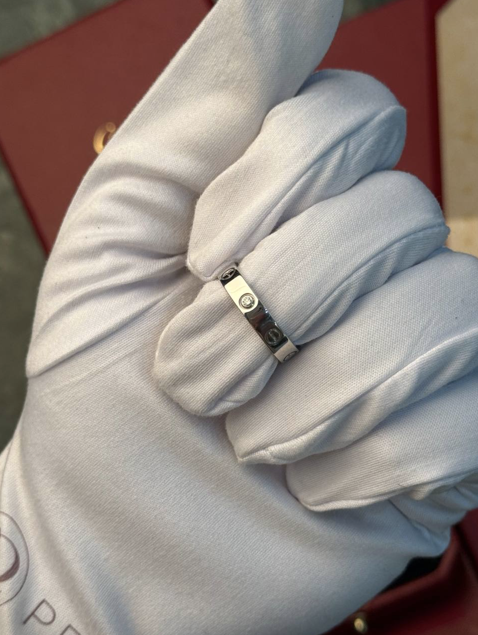 Cartier Love Diamond Ring SMALL MODEL